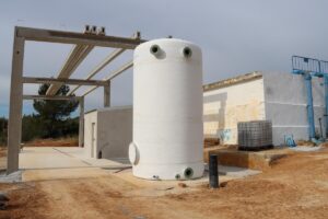 planta desnitrificadora para el suministro de agua potable a Calicanto